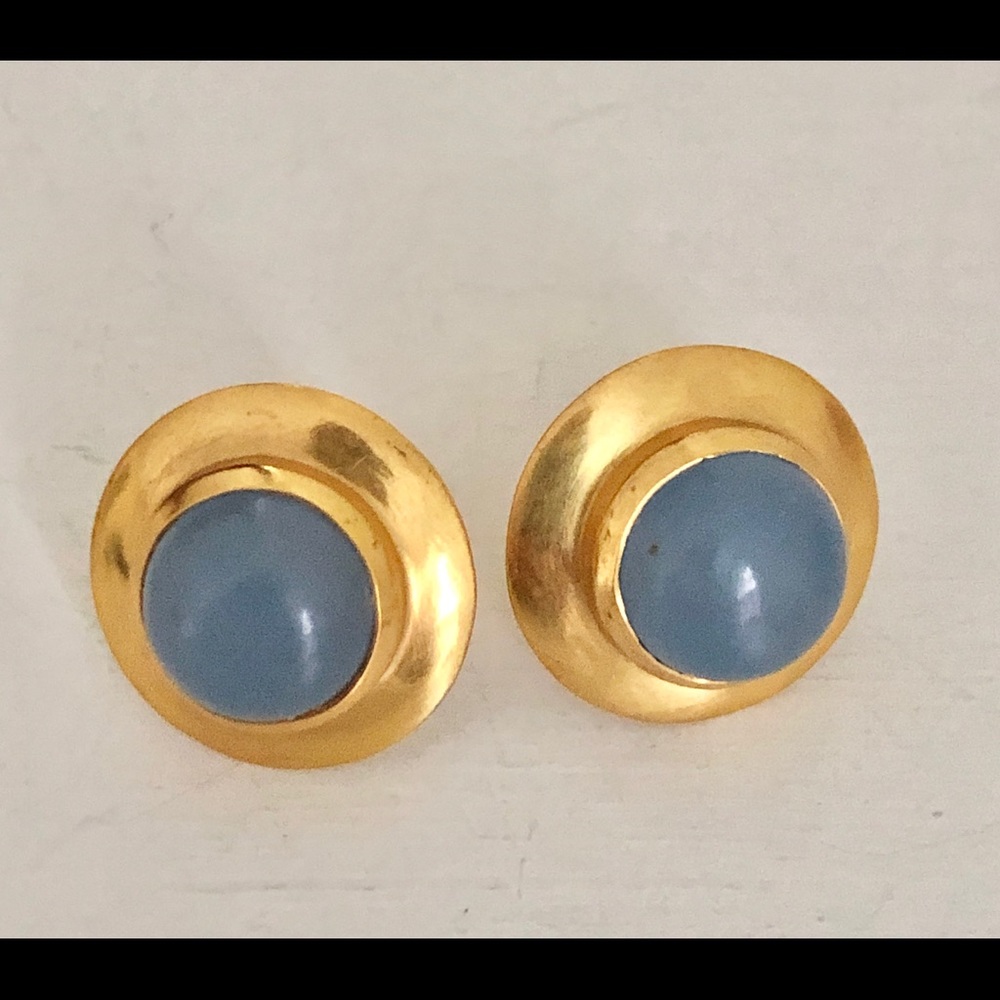 Julie Vos Chalcedony Stud/Post Earrings